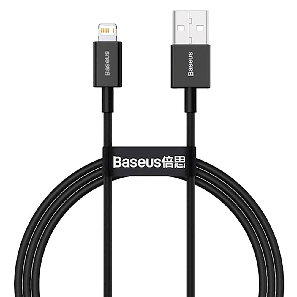 Baseus Superior Series USB-A to Lightning Cable - 1m - Black