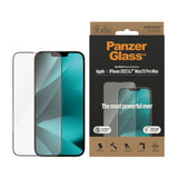 iPhone 14 Plus / 13 Pro Max PanzerGlass AntiBacterial Ultra-Wide Fit Screen Protector - EasyAligner - Diamond Strength - Transparent