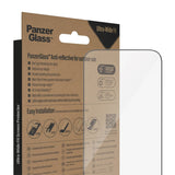 iPhone 14 Pro PanzerGlass AntiBacterial Ultra Wide Fit Screen Protector - AntiReflective W. Applicator - Diamond Strength - Black Edge