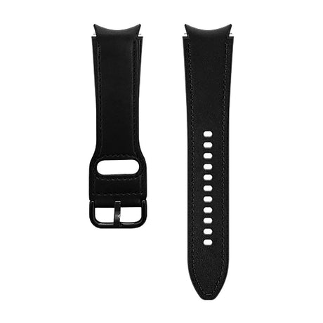 Samsung Galaxy Watch 4/4 Classic Puro Classic Watch Strap - Genuine Leather - Black