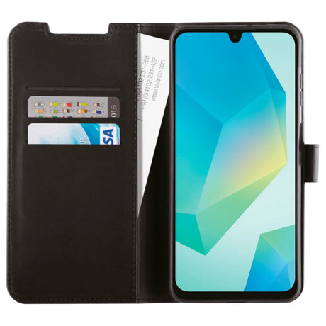 Samsung Galaxy A16 - Vivanco Classic Wallet Flip Case with Purse - Black