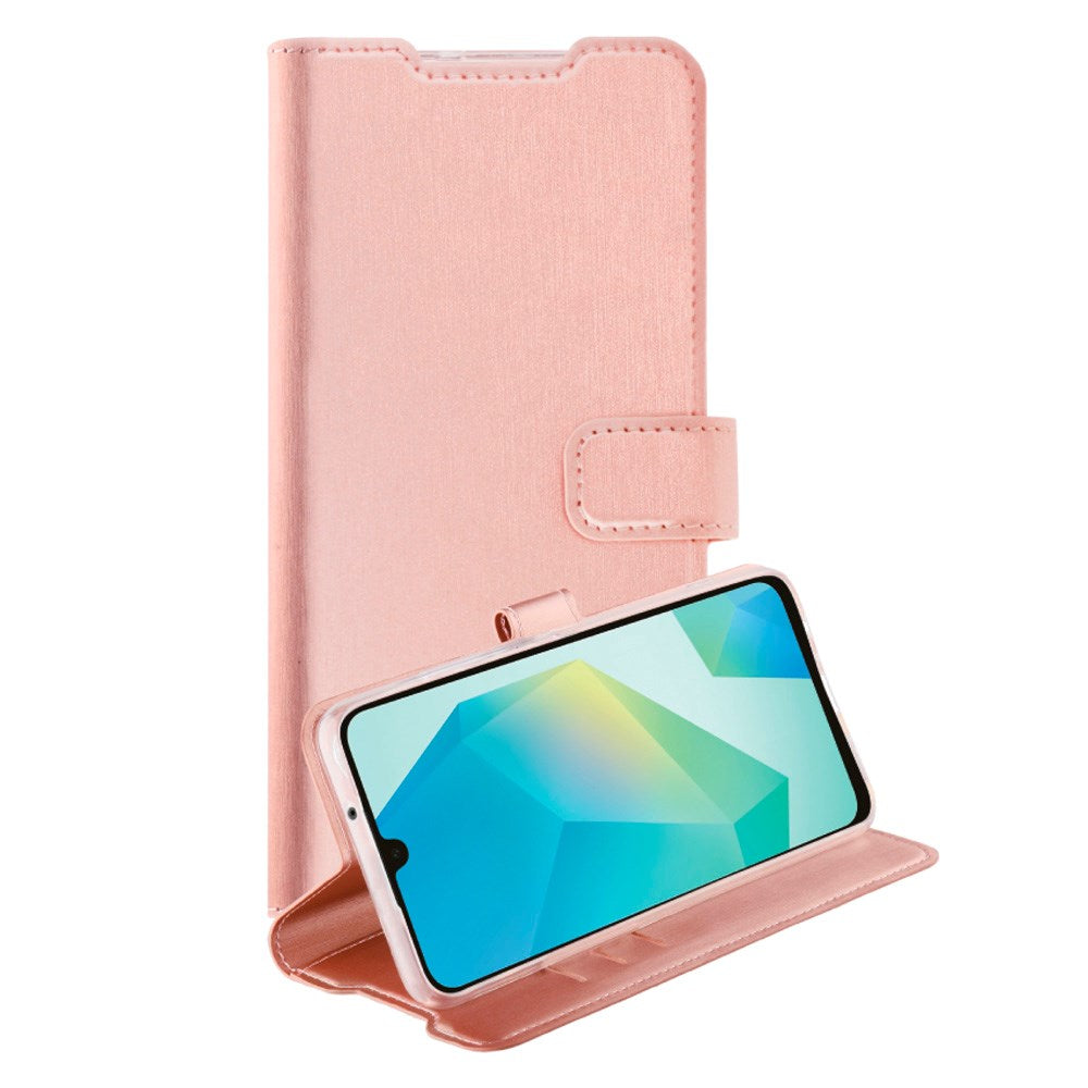 Samsung Galaxy A16 - Vivanco Classic Wallet Flip Case with Purse - Pink