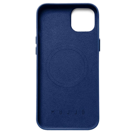 Mujjo iPhone 14 Pro Max Leather Case - MagSafe Compatible - Blue