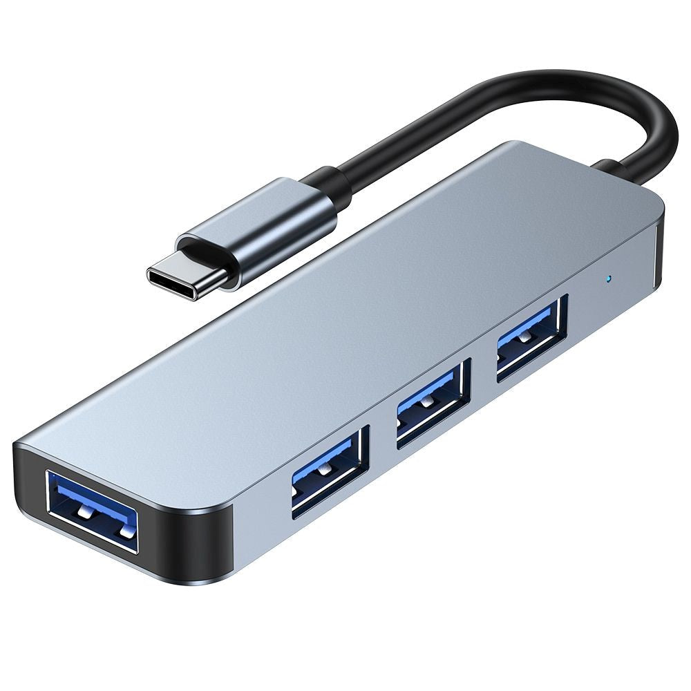 Tech-Protect 4in1 USB-C Multiport Hub - 4 x USB-A - Grey