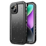 Tech-Protect iPhone 14 Plus Waterproof Case - Transparent / Black