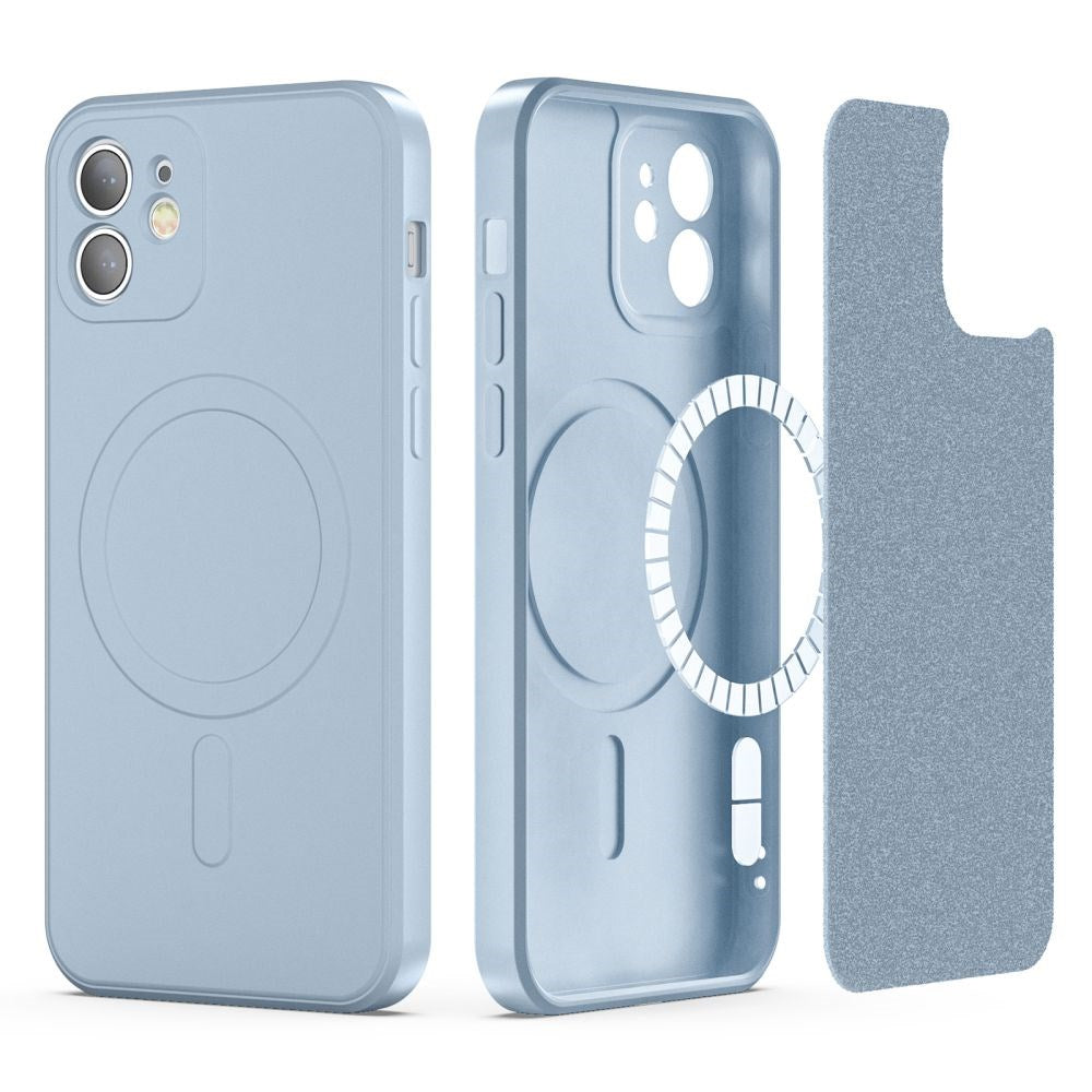 iPhone 12 Tech-Protect Icon Silicone Case - MagSafe Compatible - Sky Blue