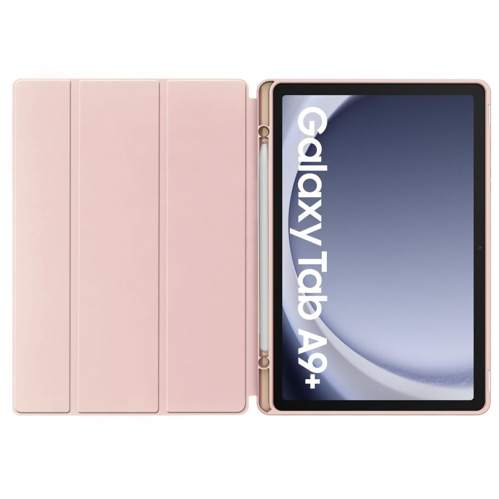 Samsung Galaxy Tab A9+ (Plus) Tech-Protect SC Case w. Stylus Holder - Pink