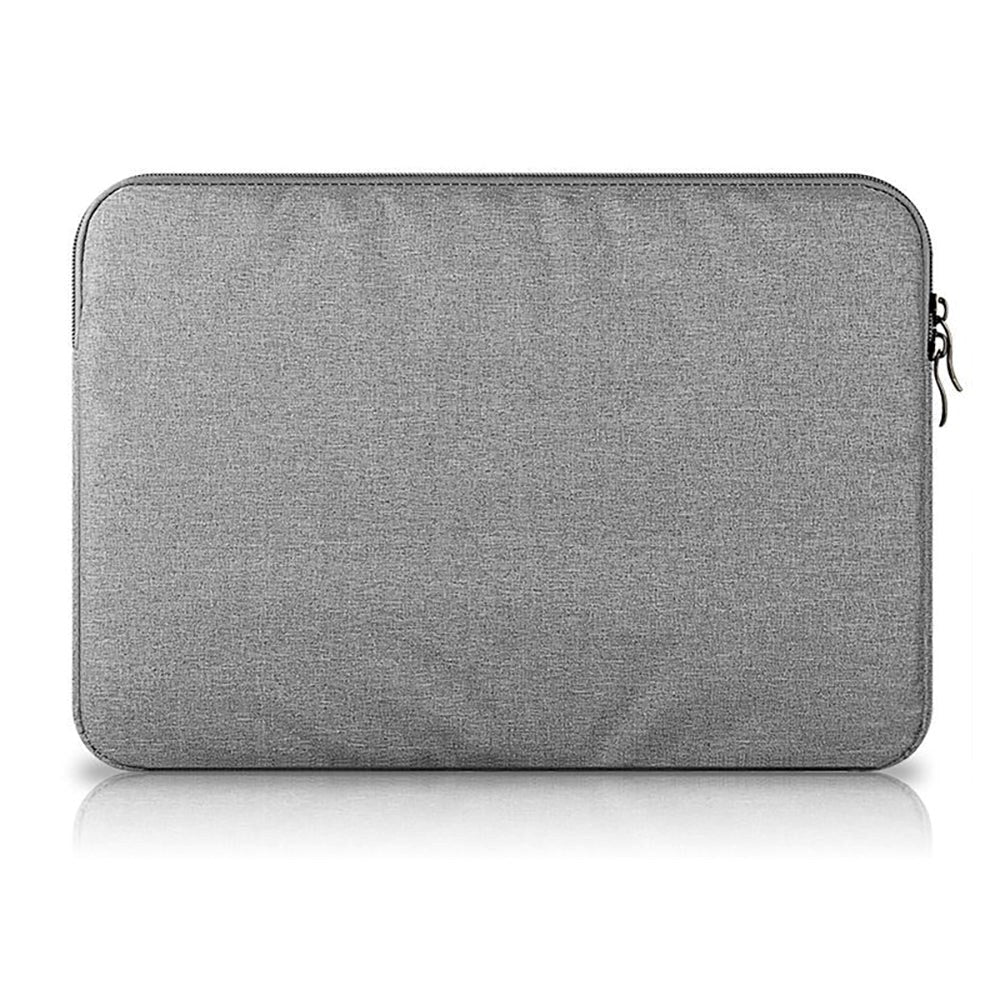 Tech-Protect Fabric Laptop Sleeve 13-14" w. Extra Pocket (33 x 24 cm) - Light Grey