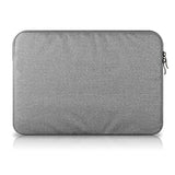 Tech-Protect Fabric Laptop Sleeve 13-14" w. Extra Pocket (33 x 24 cm) - Light Grey