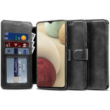 Samsung Galaxy A12 Tech-Protect Eco Leather Wallet Case - Black