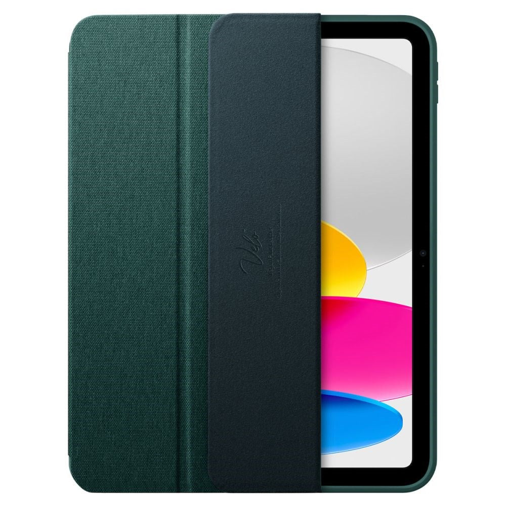 iPad 10.9" (2022) Spigen Urban Fit Fabric Case w. Pen Holder - Green