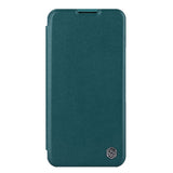 iPhone 14 Plus Nillkin Qin Pro Leather Flip Case - Green