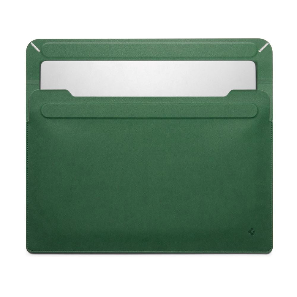 Spigen Valentinus Faux Leather Sleeve for MacBook / Laptop 13-14" (36 x 25 x 2 cm) - JeJu Green