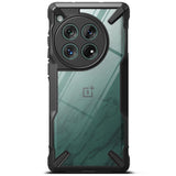 OnePlus 12 Ringke Fusion X Case - Black / Transparent