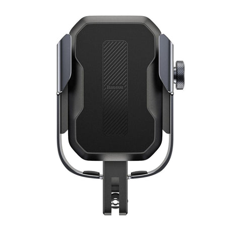 Baseus Armor Phone Holder For Bicycle & Motorcycle - Black (Max Width. 7 cm)