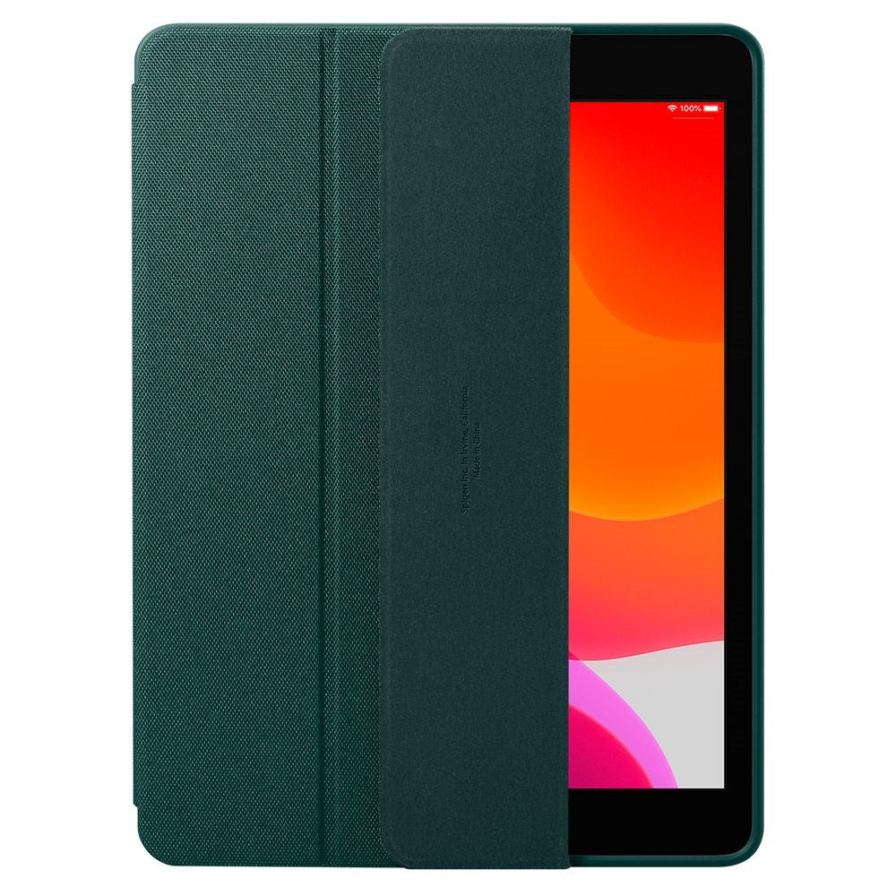 iPad 10.2" (2021 / 2020 / 2019) Spigen Urban Fit Fabric Case w. Pen Holder - Green