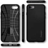 iPhone SE (2022 / 2020) / 8 / 7 Spigen Liquid Air Case Black