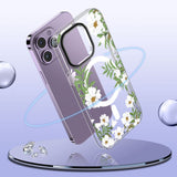 iPhone 11 Tech-Protect MagMood Case  - MagSafe Compatible - Spring Daisy