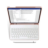 iPad 10.9" (2022) Tech-Protect Keyboard Case With Pencil Holder - English Layout - Pink