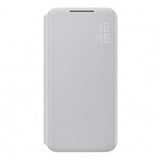 Original Samsung Galaxy S22+ (Plus) Smart LED View Wallet Case - Grey (EF-NS906PJEGEE)