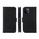 iPhone 13 dbramante1928 Lynge Genuine Leather Magnet Case - Black