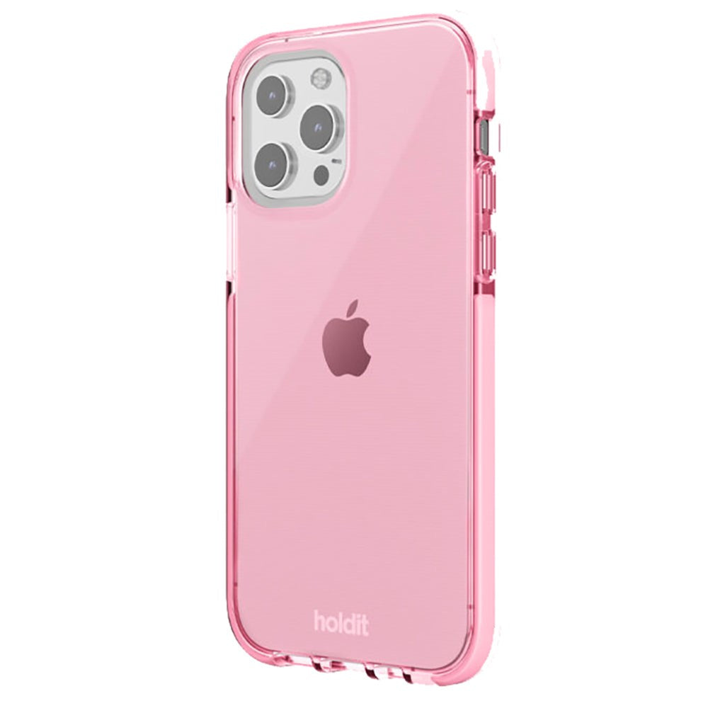 Holdit iPhone 13 Pro Seethru Case - Bright Pink