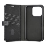 iPhone 16 Pro Essentials 2-in-1 Leather Flip Case - MagSafe Compatible - Balck