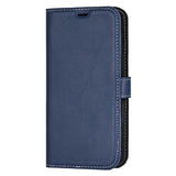 iPhone 16 Essentials 2-in-1 Leather Flip Case - MagSafe Compatible - Blue