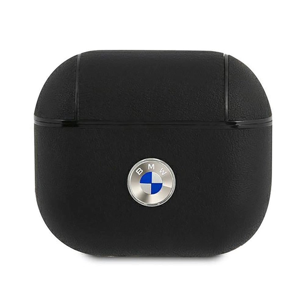 CG Mobile AirPods (3. gen.) Genuine Leather Case w. BMW Logo - Black