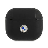 CG Mobile AirPods (3. gen.) Genuine Leather Case w. BMW Logo - Black