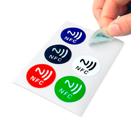 Light Solutions - NFC Tag Colored Stickers - NTAG213 - 6 pcs