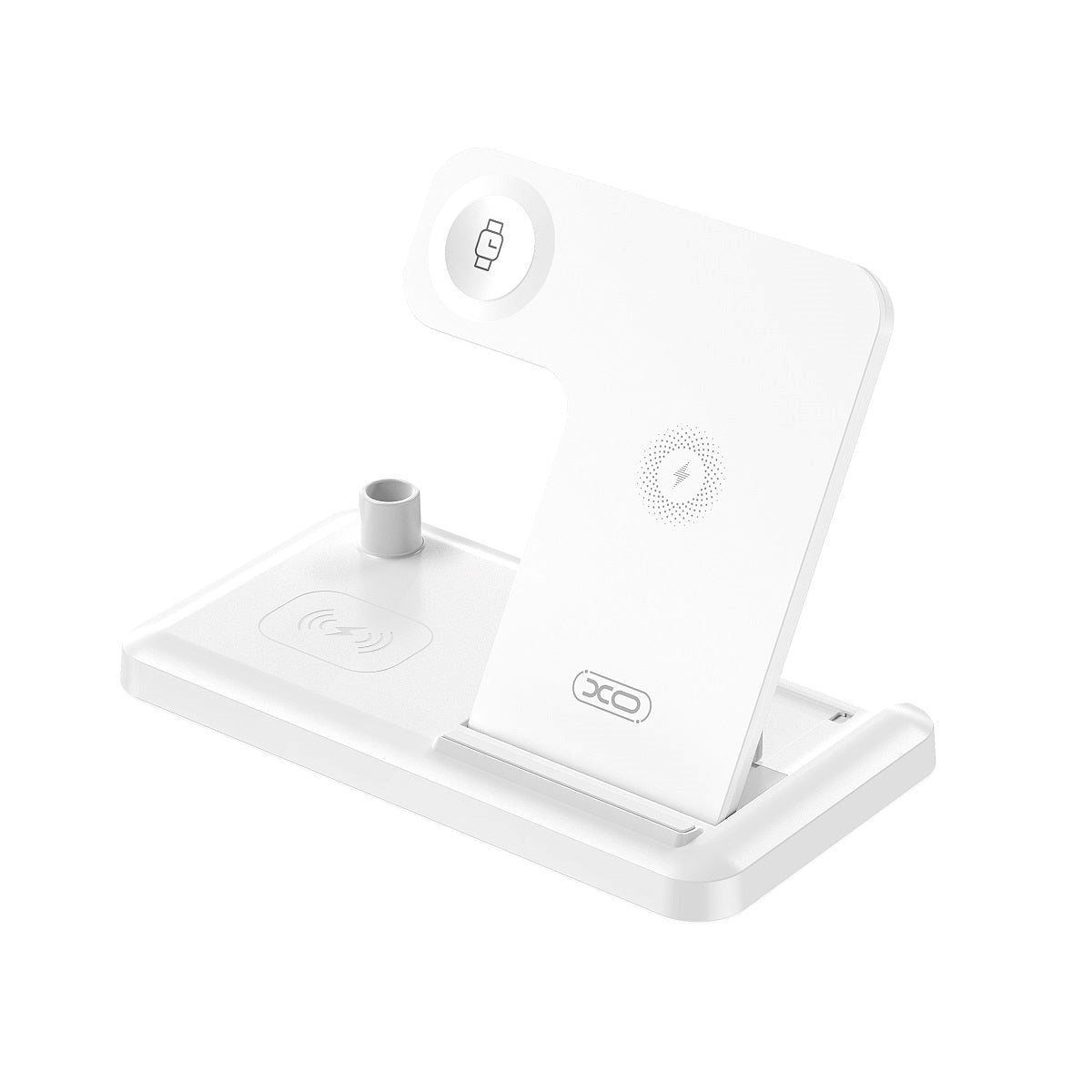 XO WX033 4-in-1 15W Foldable Wireless Charge - White