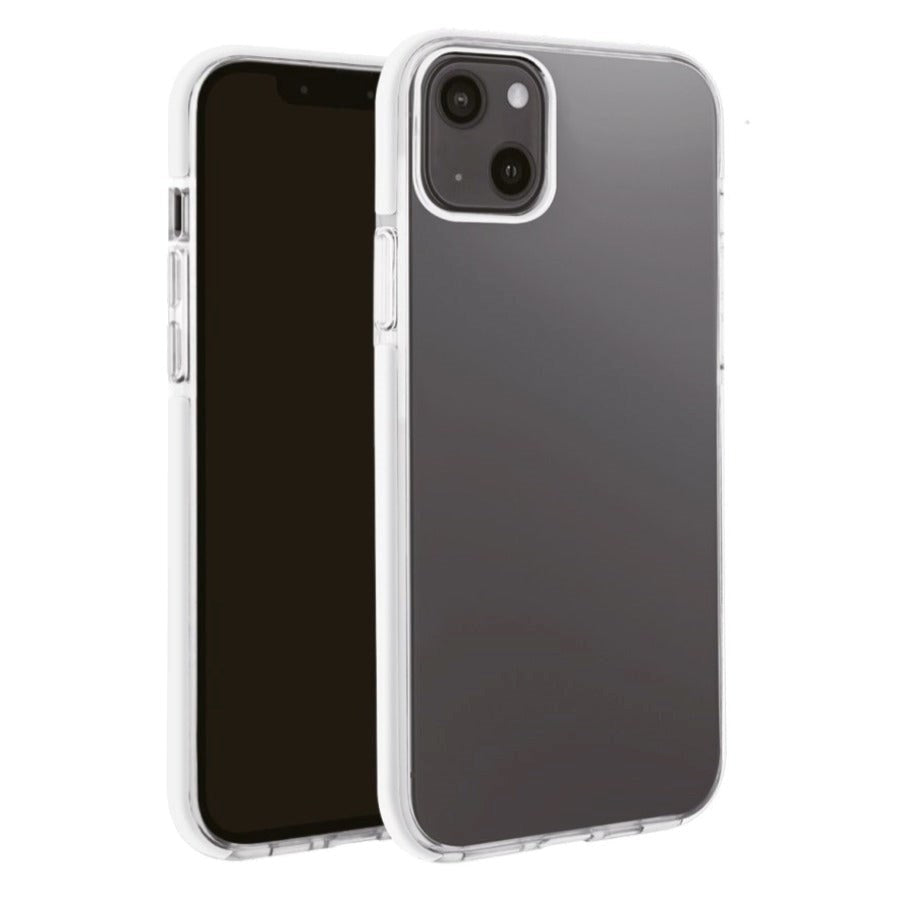 iPhone 13 Pro Vivanco Rock Solid Case - Transparent & White