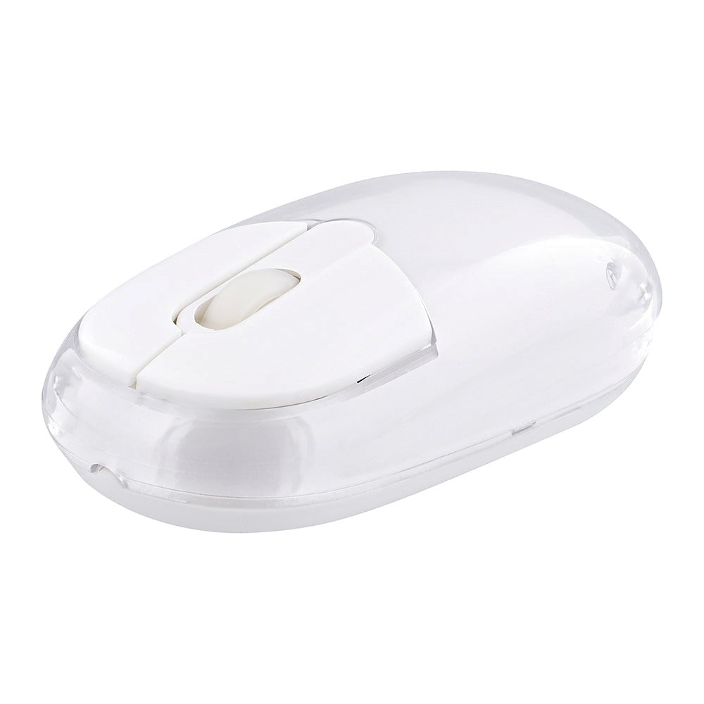 T'NB Souris Sans File Wireless USB-A Mouse w. Light - Transparent / Multi
