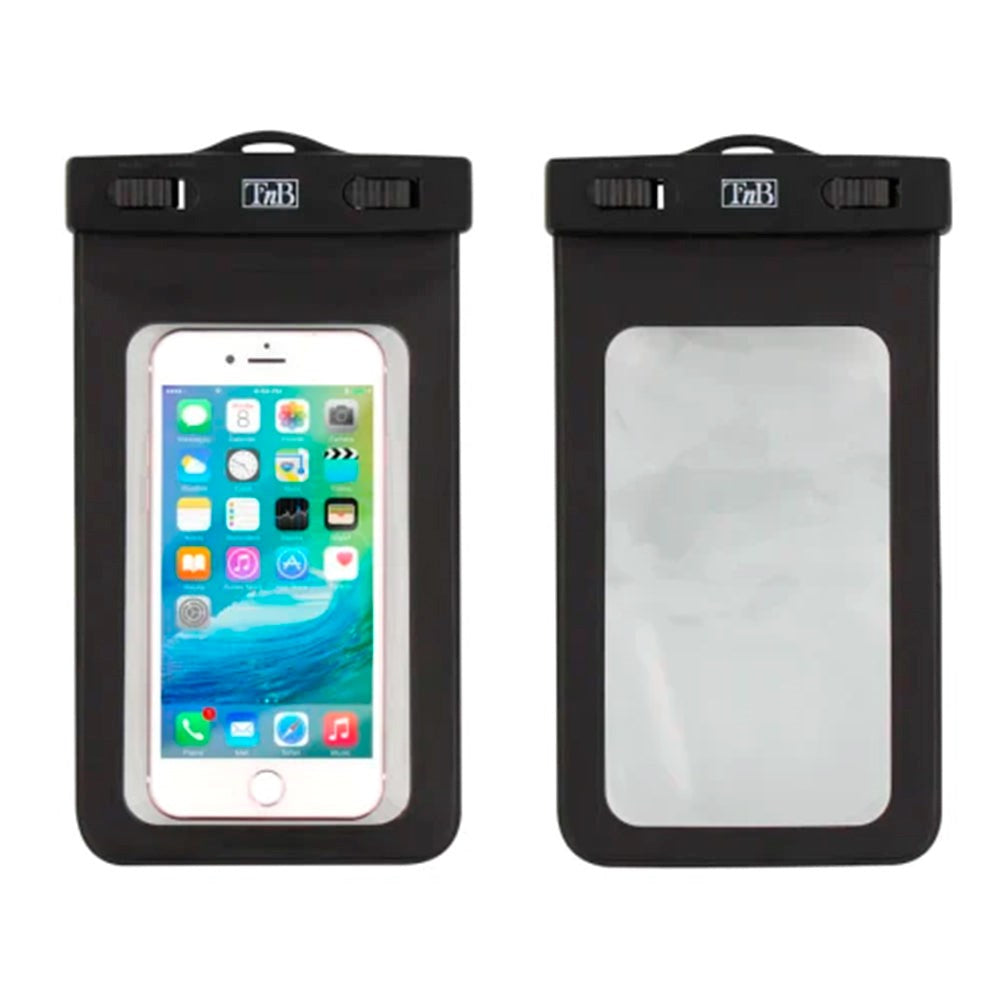 T'NB Universal Waterproof Case - Black / Transparent (Max. Mobile 170 x 110 mm)