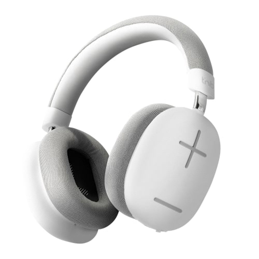 T'NB BOUNCE MAX Wireless Bluetooth Headphones - White / Grey