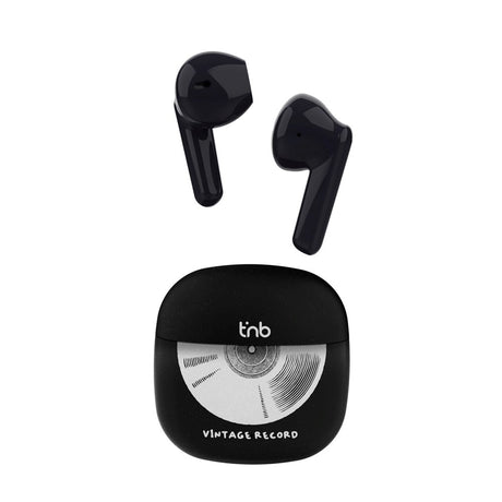 T'NB ORIGIN Wireless In-Ear Headphones with Charging Case - Vinyl Design