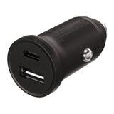 X2O 30W Dual Car Charger USB-A & USB-C - Black