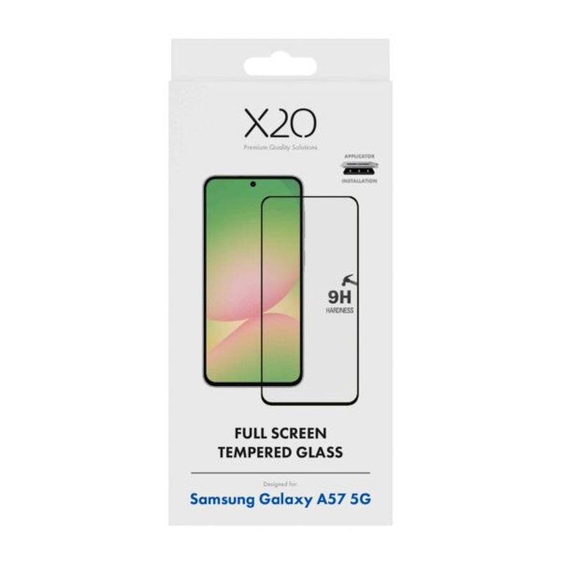 Samsung Galaxy A57 X2O 9H Full Fit Tempered Screen Protector Glass - Transparent
