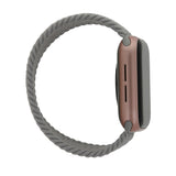 Apple Watch (38/40/SE/41/42mm) Elastic Fabric Smartwatch Strap - Size XS - Grey