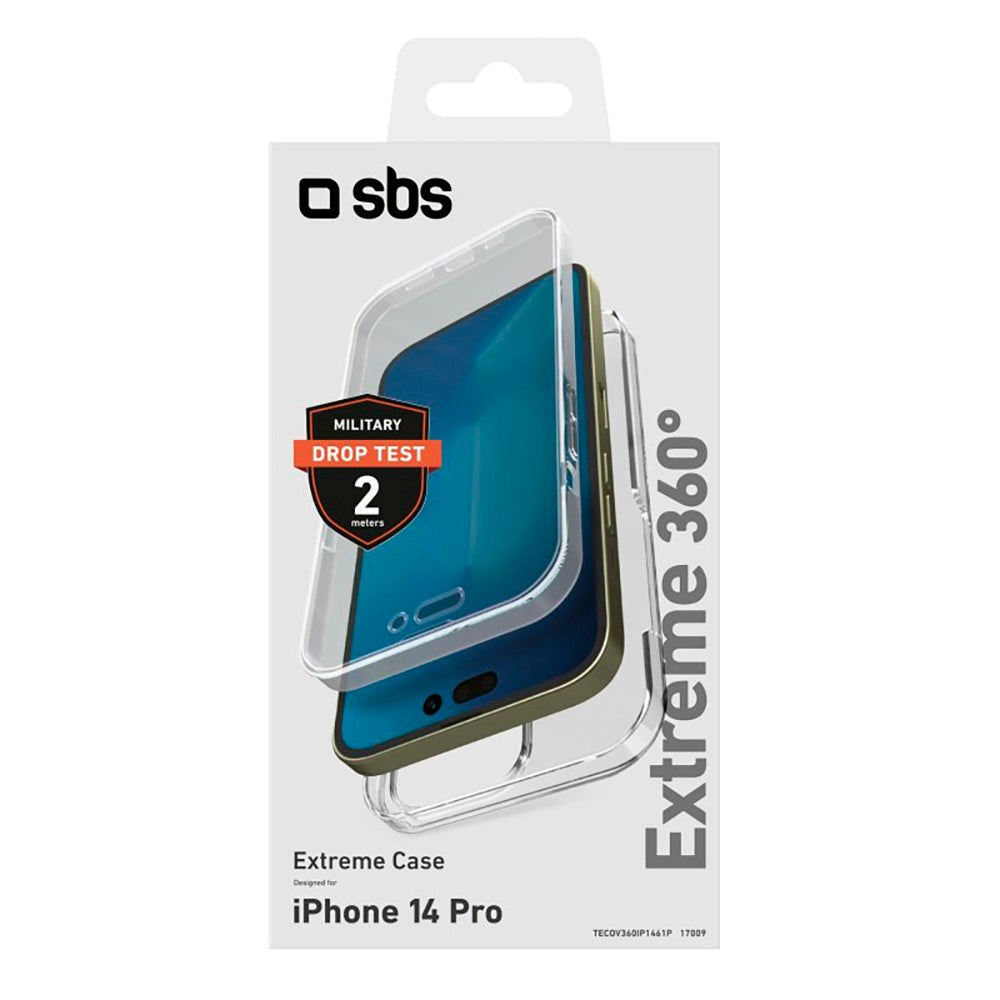 iPhone 14 Pro SBS Full Body Case - Transparent