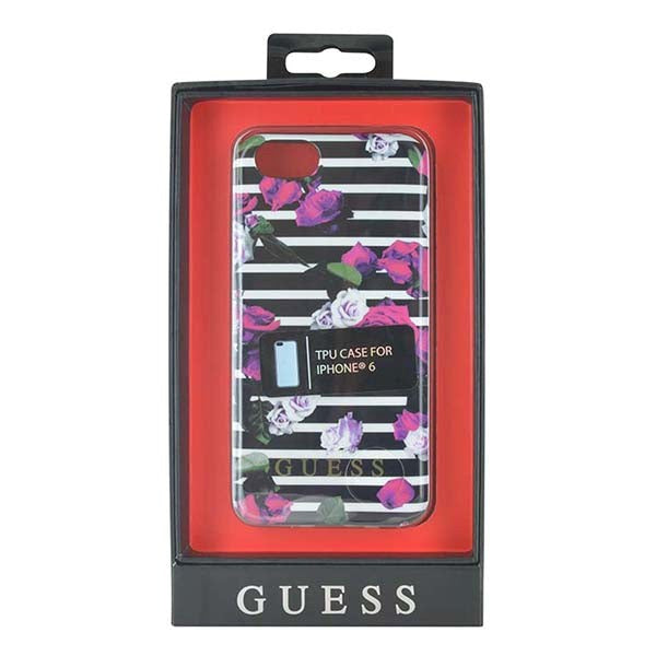 Guess iPhone 6/6s Spring TPU Case Stripes Rose