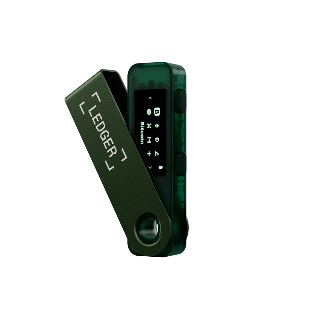 Ledger Nano S Plus Crypto Hardware Wallet - Emerald Green