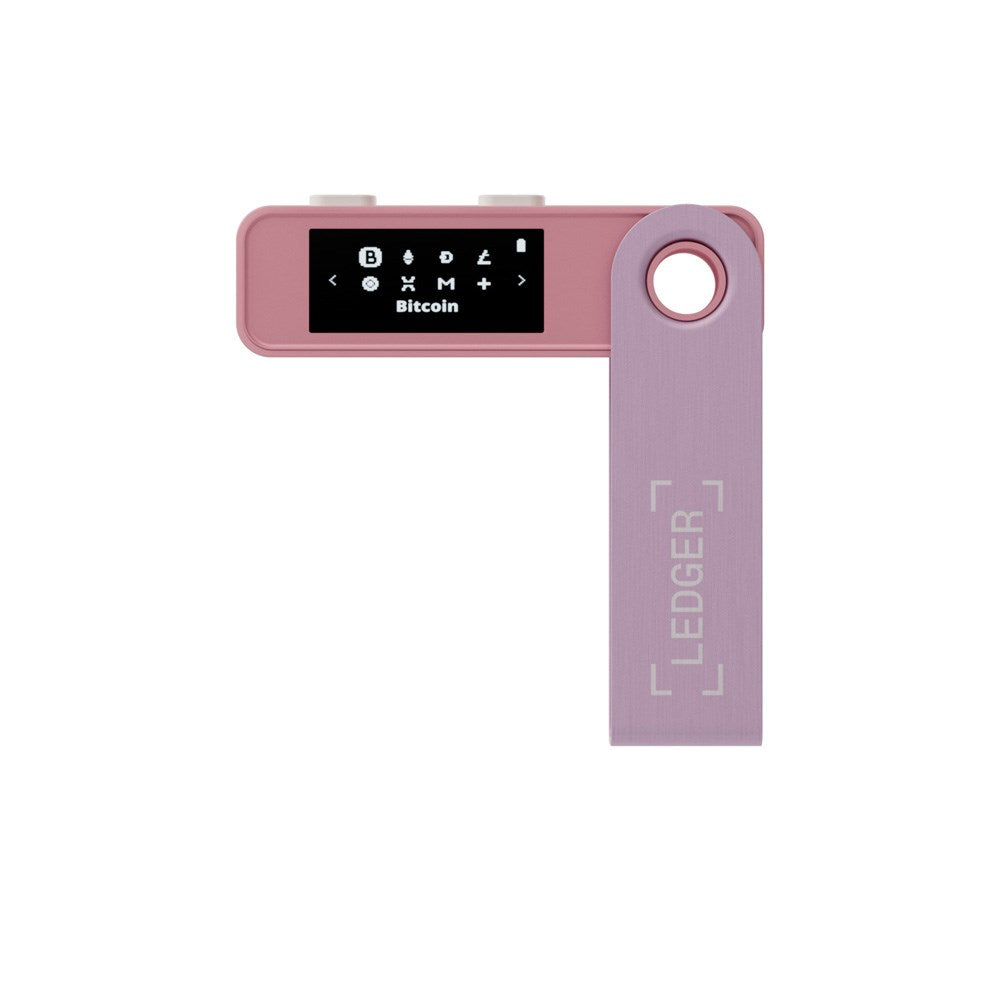 Ledger Nano S Plus Crypto Hardware Wallet - Pastel Pink