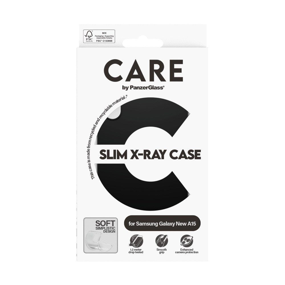 CARE by PanzerGlass Samsung Galaxy A16 FASHION X-Ray Soft Basic Case - Black