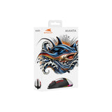 Baracuda MANTA Gaming Mouse - 8D / 12800 DPI - White