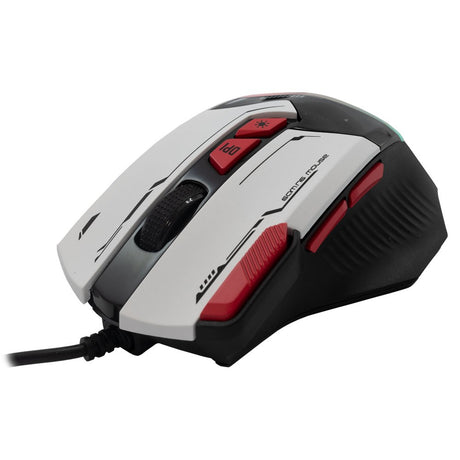 Baracuda MANTA Gaming Mouse - 8D / 12800 DPI - White
