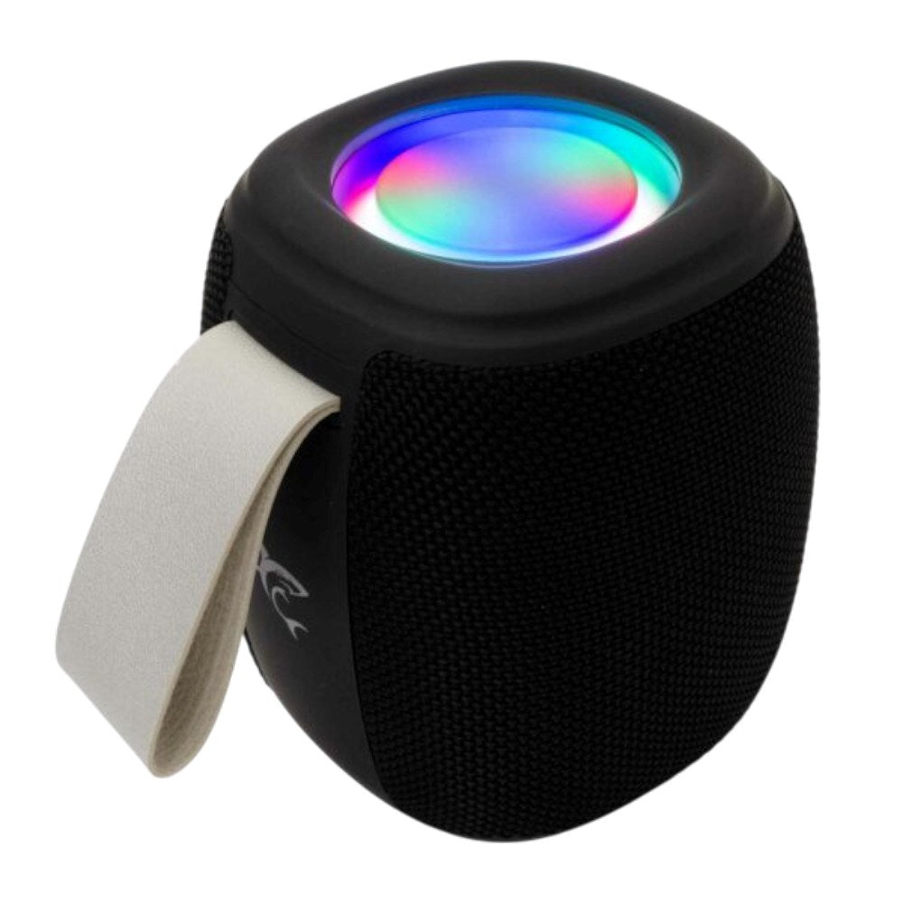 White Shark 1,200mAh Bluetooth Speaker with Light - Black