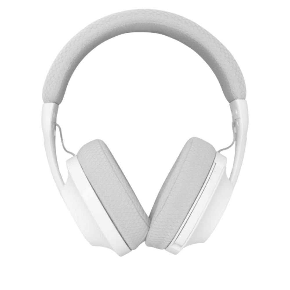 White Shark On-Ear Wireless Gaming Headphones with Microphone - White / Gray