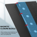 Samsung Galaxy Tab S7 FE 12.4" Infiland Classic Stand Case w. S Pen Holder - Black